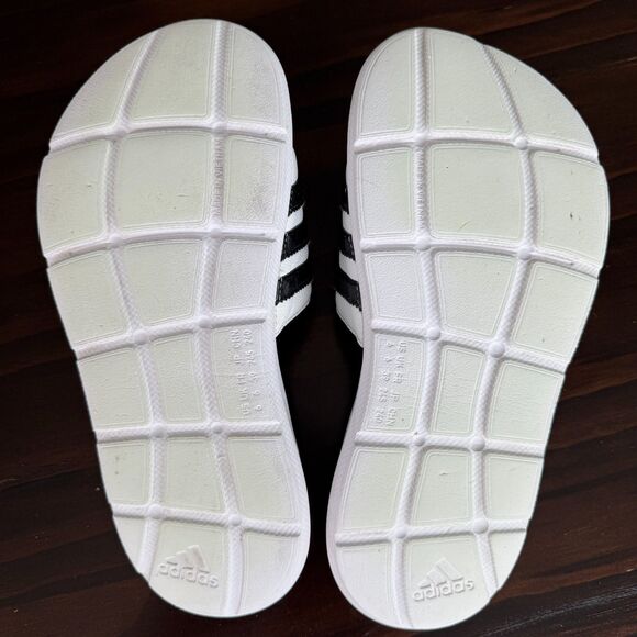 Size 6 - Adidas 5G Superstar Slides/Sandals RARE White/Black Men AC8702 - Picture 4 of 14